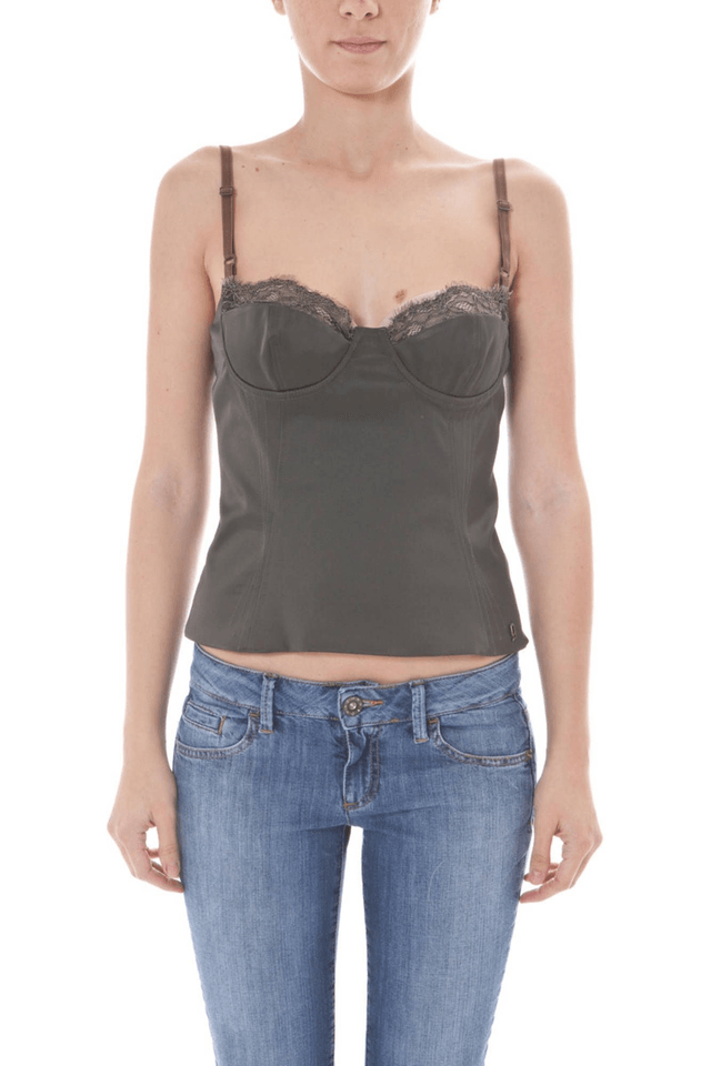 22JOHN GALLIANO TOP DONNA VERDE