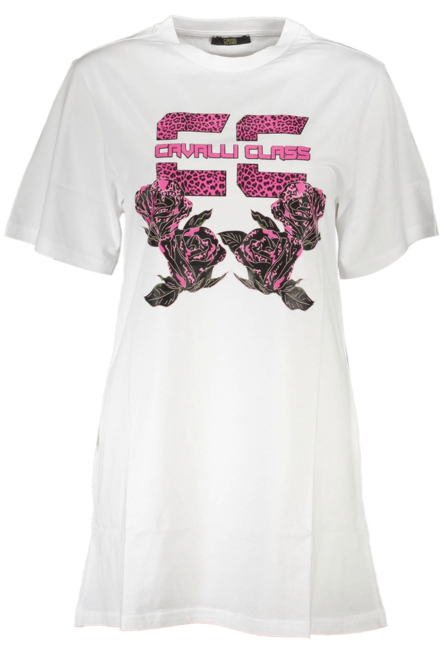 4079CAVALLI CLASS ABITO CORTO DONNA BIANCO