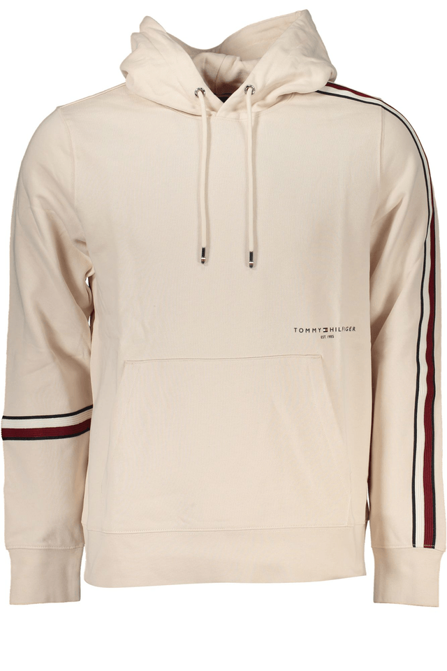 6981TOMMY HILFIGER FELPA SENZA ZIP UOMO BEIGE