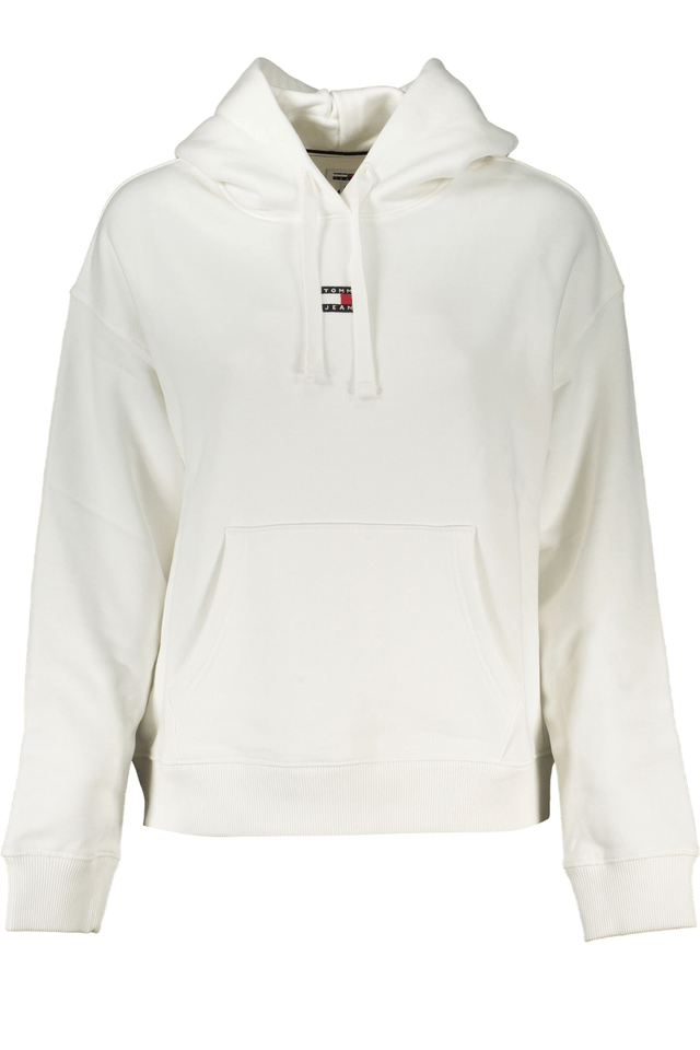 6914TOMMY HILFIGER FELPA SENZA ZIP DONNA BIANCO
