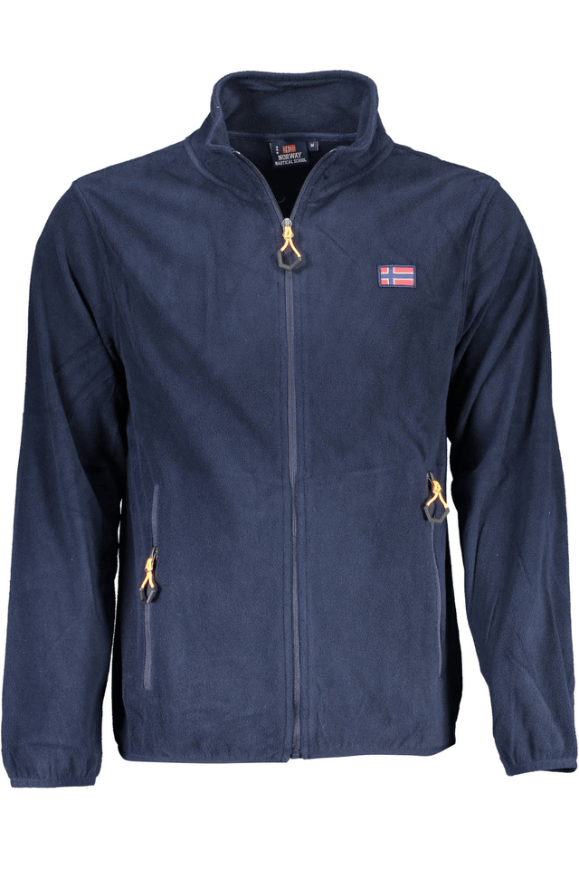 NORWAY 1963 FELPA CON ZIP UOMO BLU