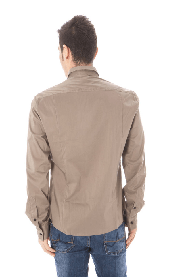421COSTUME NATIONAL CAMICIA MANICHE LUNGHE UOMO VERDE