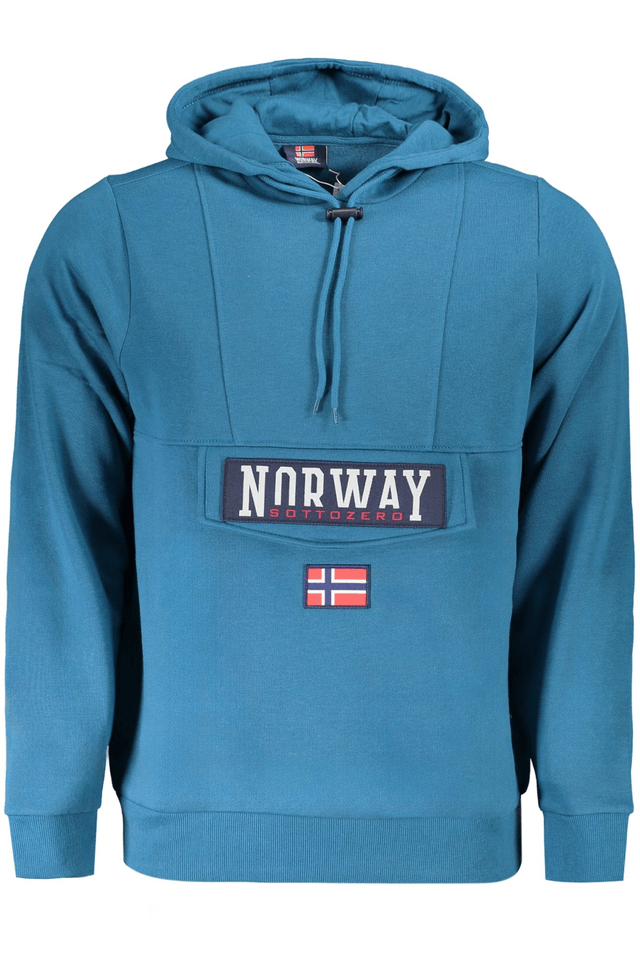 10077NORWAY 1963 FELPA SENZA ZIP UOMO BLU