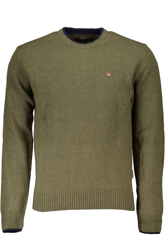 5760NAPAPIJRI MAGLIONE UOMO VERDE
