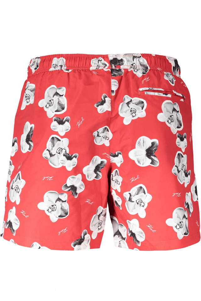 618KARL LAGERFELD BEACHWEAR COSTUME PARTE SOTTO UOMO ROSSO