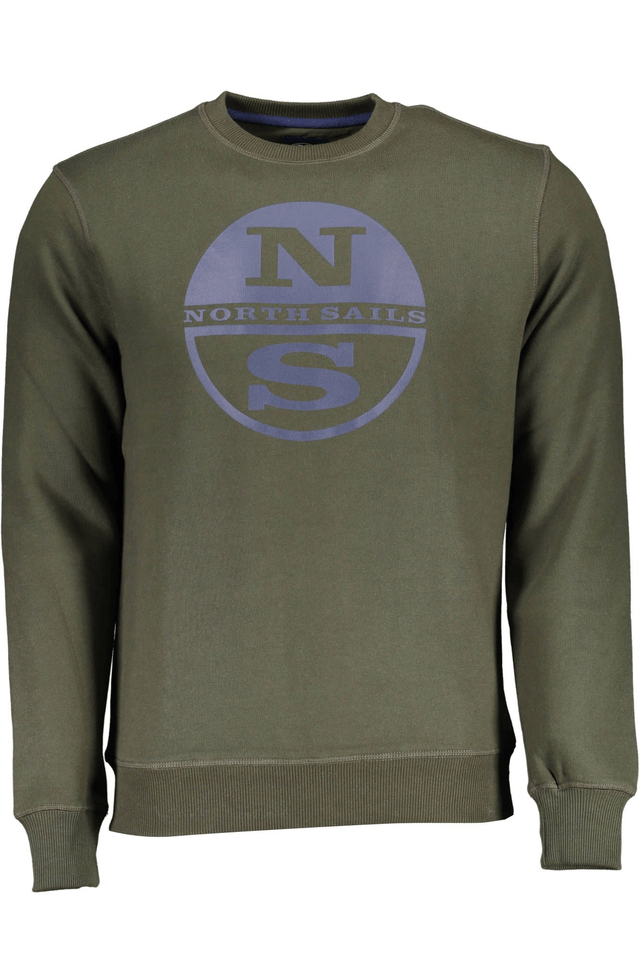 5471NORTH SAILS FELPA SENZA ZIP UOMO VERDE