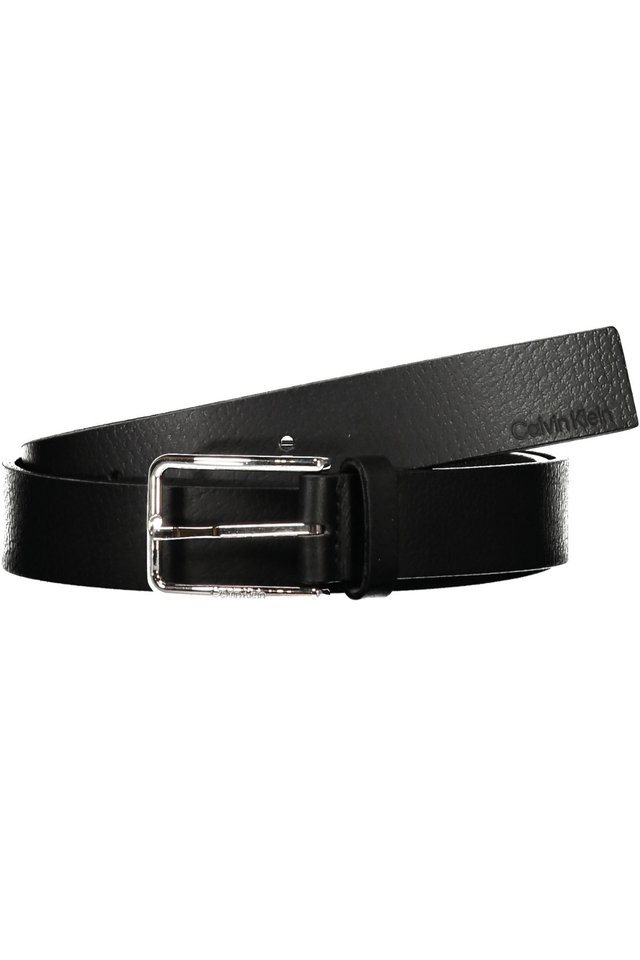 6335CALVIN KLEIN CINTURA IN PELLE UOMO NERO