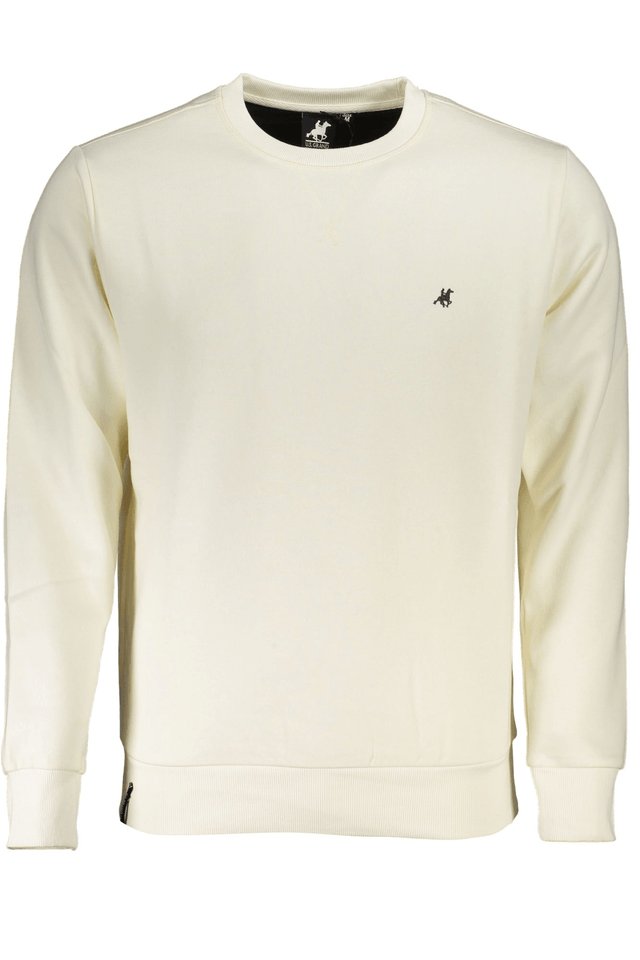 4854U.S. GRAND POLO FELPA SENZA ZIP UOMO BIANCO