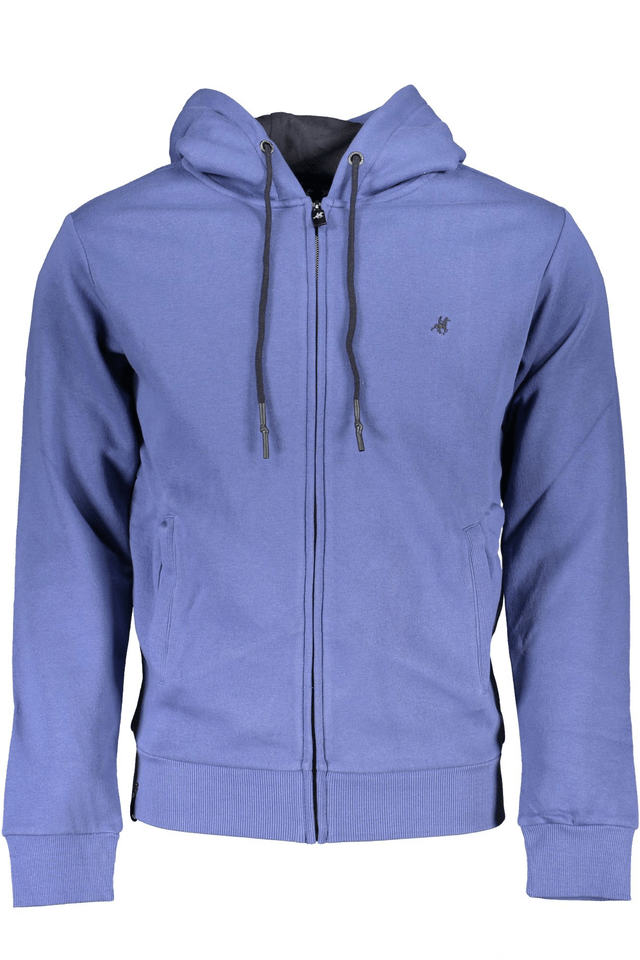 6629U.S. GRAND POLO FELPA CON ZIP UOMO BLU