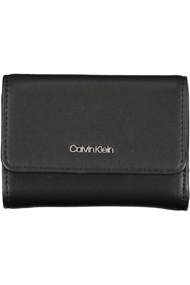 6328CALVIN KLEIN PORTAFOGLIO DONNA NERO