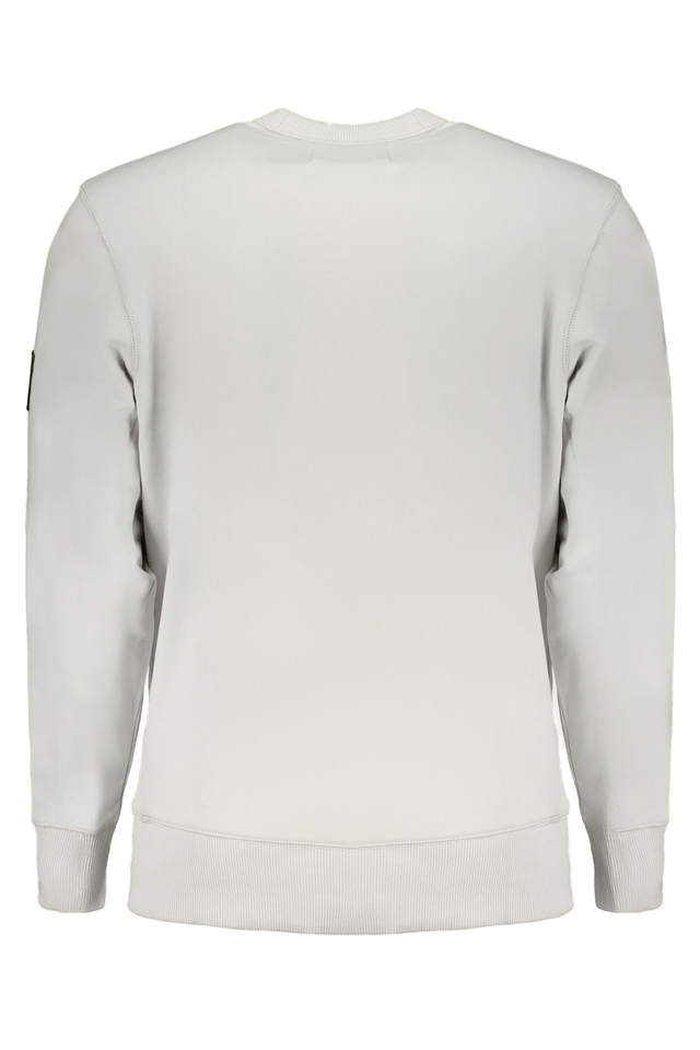 8421CALVIN KLEIN FELPA SENZA ZIP UOMO GRIGIO
