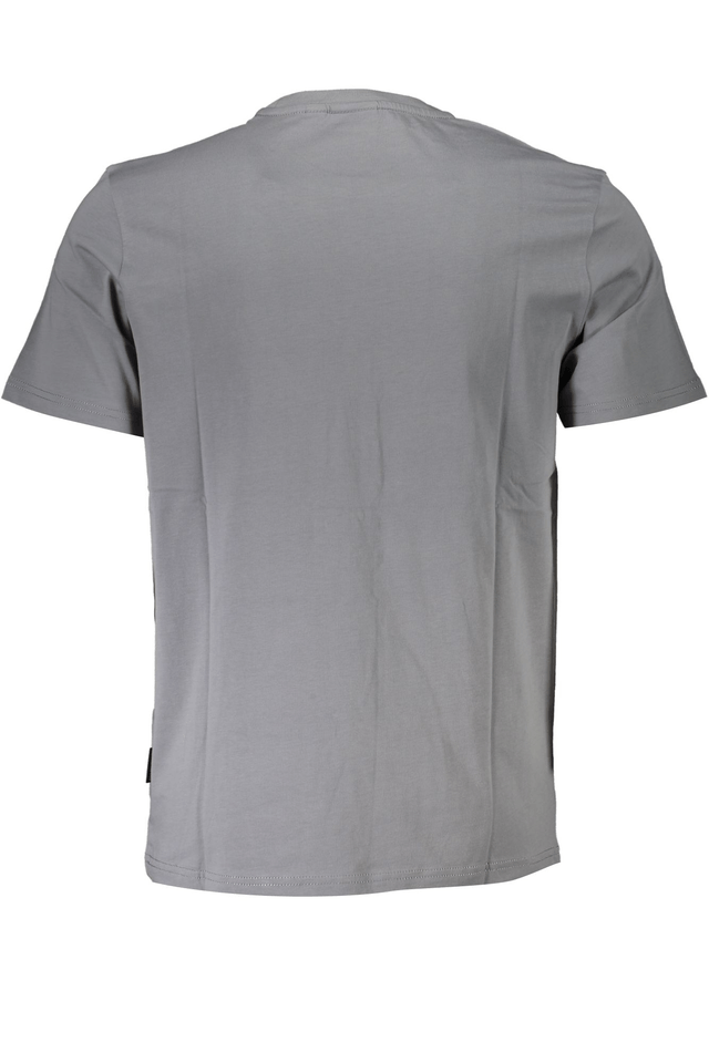 7608NAPAPIJRI T-SHIRT MANICHE CORTE UOMO GRIGIO