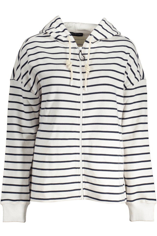 3615NORTH SAILS FELPA CON ZIP DONNA BIANCO