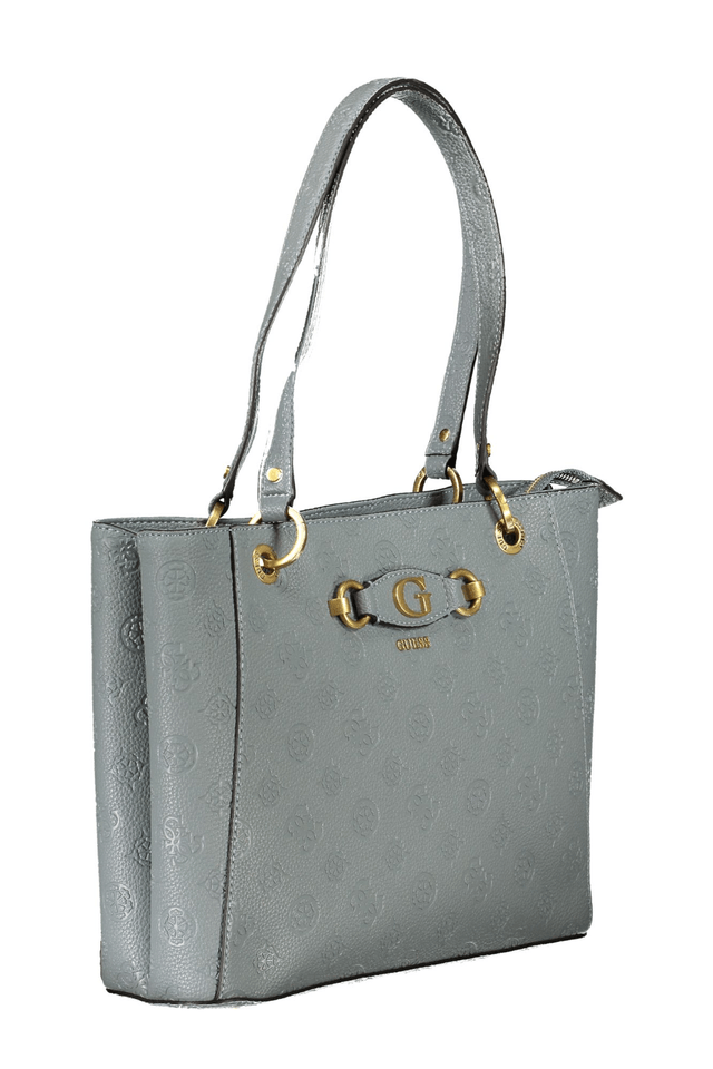 6867GUESS JEANS BORSA DONNA AZZURRO