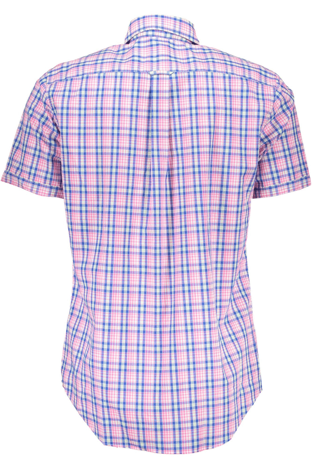 750GANT CAMICIA MANICHE CORTE UOMO ROSA
