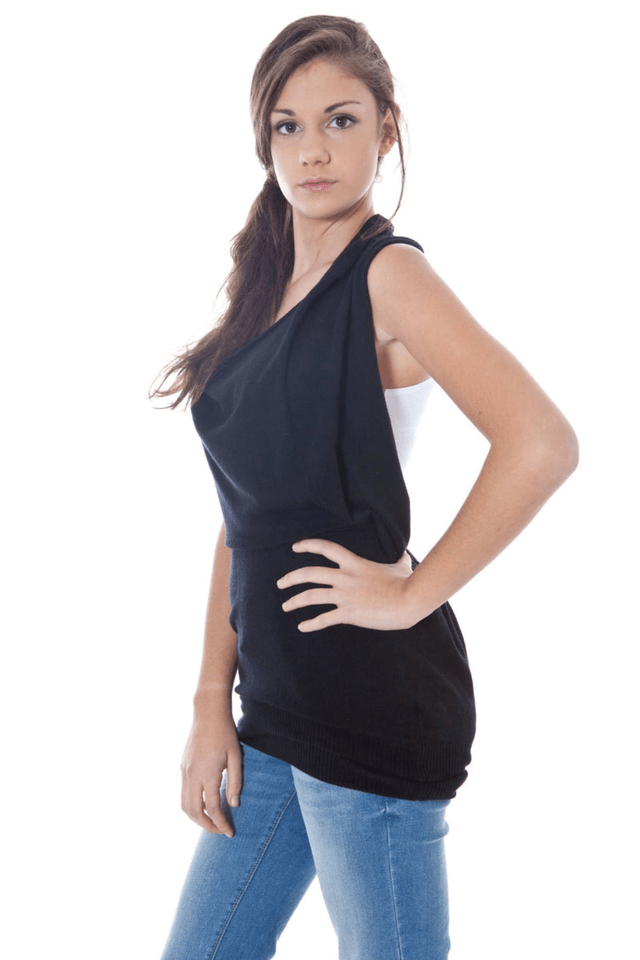 1011PHARD MAGLIA DONNA NERO