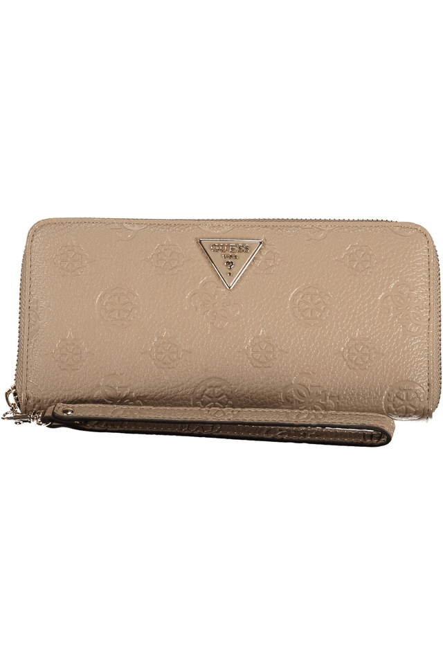 10465GUESS JEANS PORTAFOGLIO DONNA BEIGE