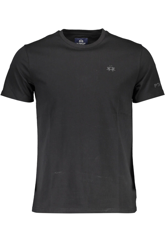 1813LA MARTINA T-SHIRT MANICHE CORTE UOMO NERO