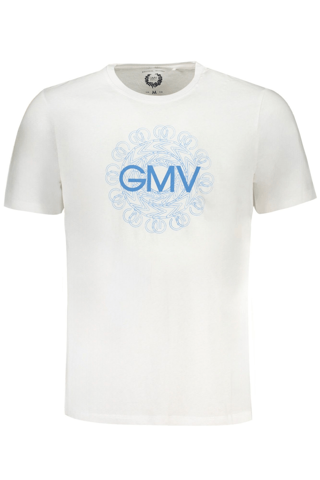9567GIAN MARCO VENTURI T-SHIRT MANICHE CORTE UOMO BIANCO