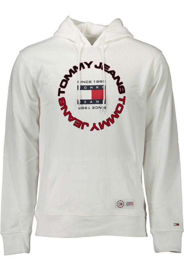 2784TOMMY HILFIGER FELPA SENZA ZIP UOMO BIANCO