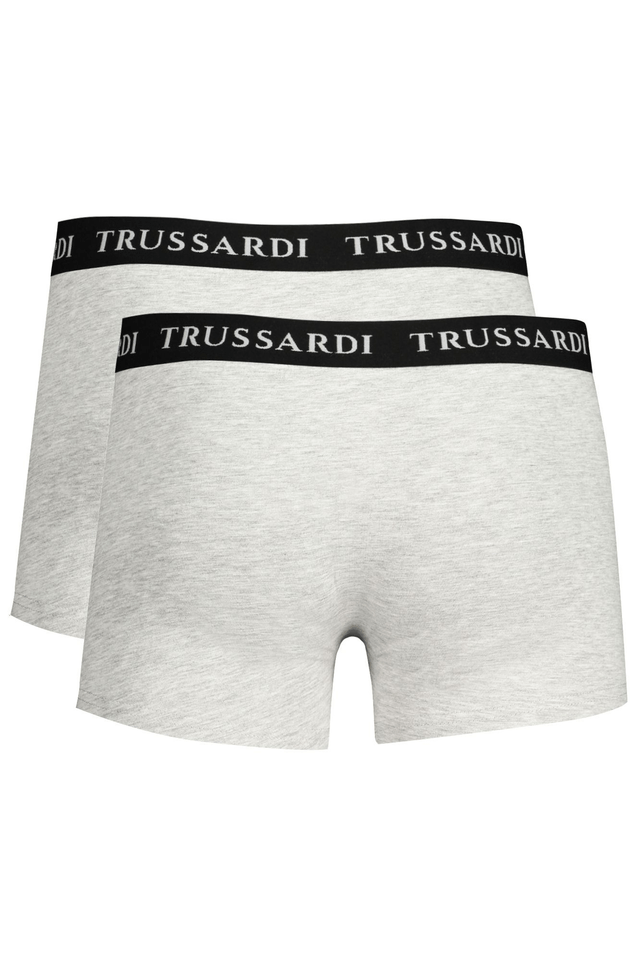 9502TRUSSARDI BOXER UOMO GRIGIO
