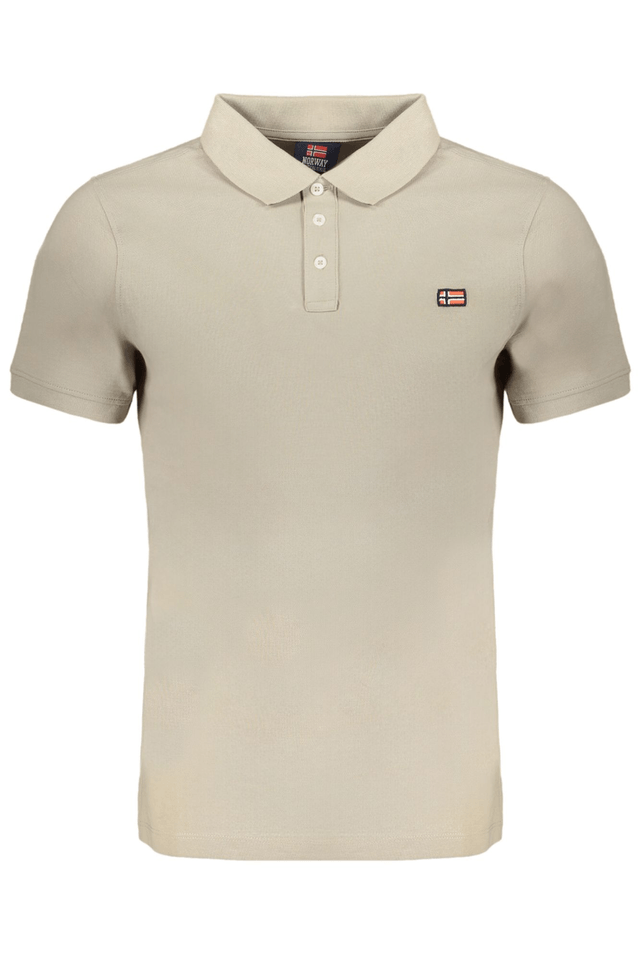 9537NORWAY 1963 POLO MANICHE CORTE UOMO BEIGE