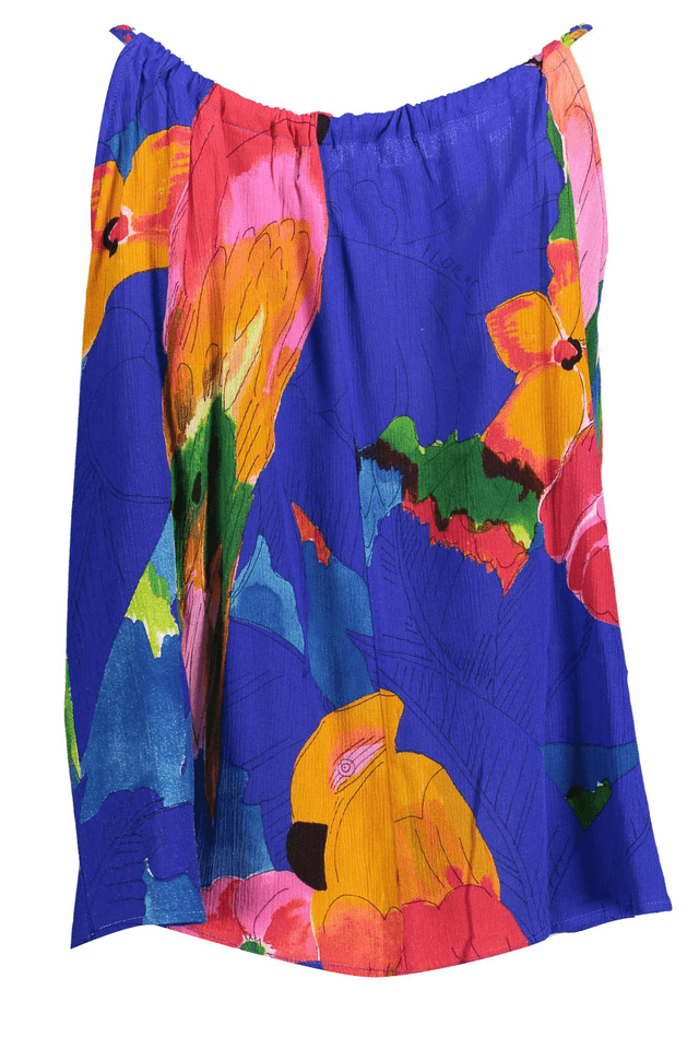 1517DESIGUAL CANOTTA DONNA BLU