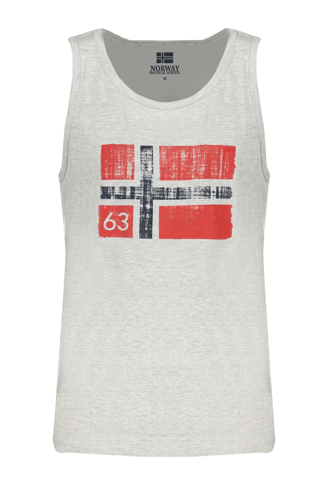 8165NORWAY 1963 CANOTTA UOMO GRIGIO