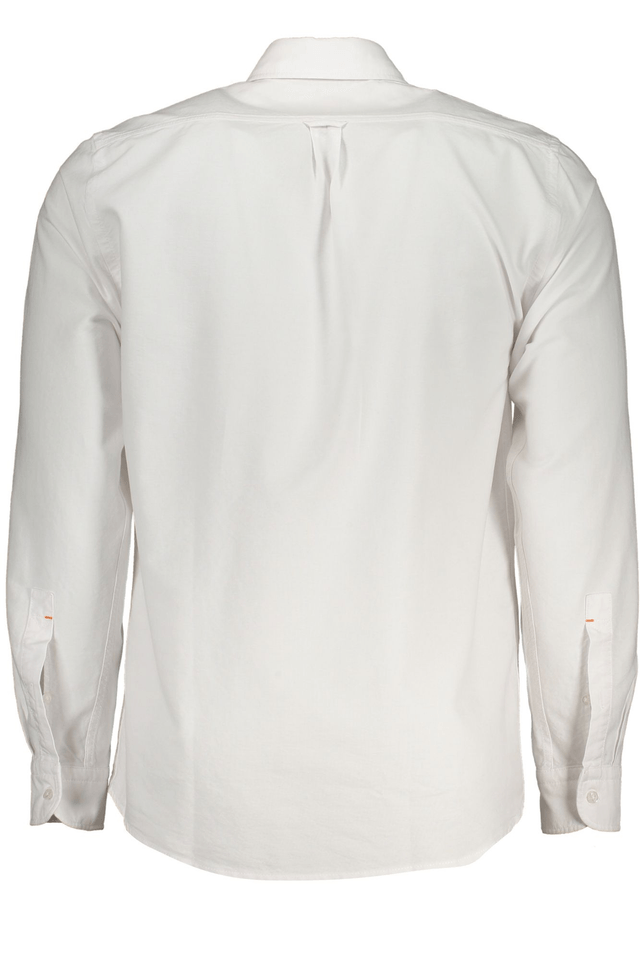 7509HUGO BOSS CAMICIA MANICHE LUNGHE UOMO BIANCO