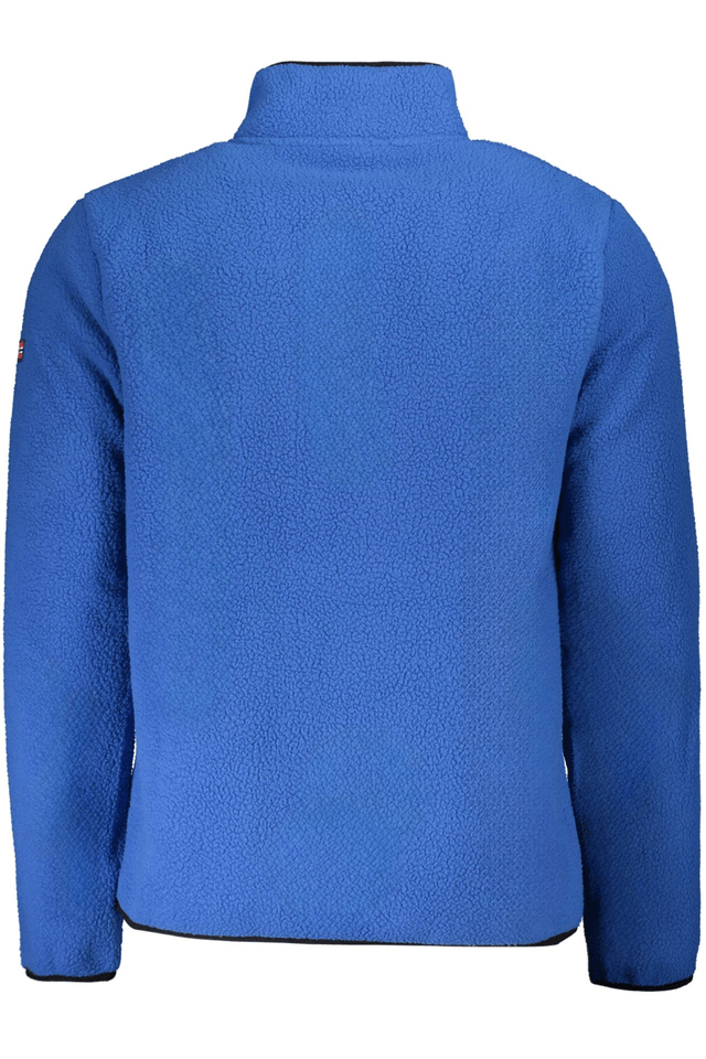 10079NORWAY 1963 FELPA CON ZIP UOMO BLU