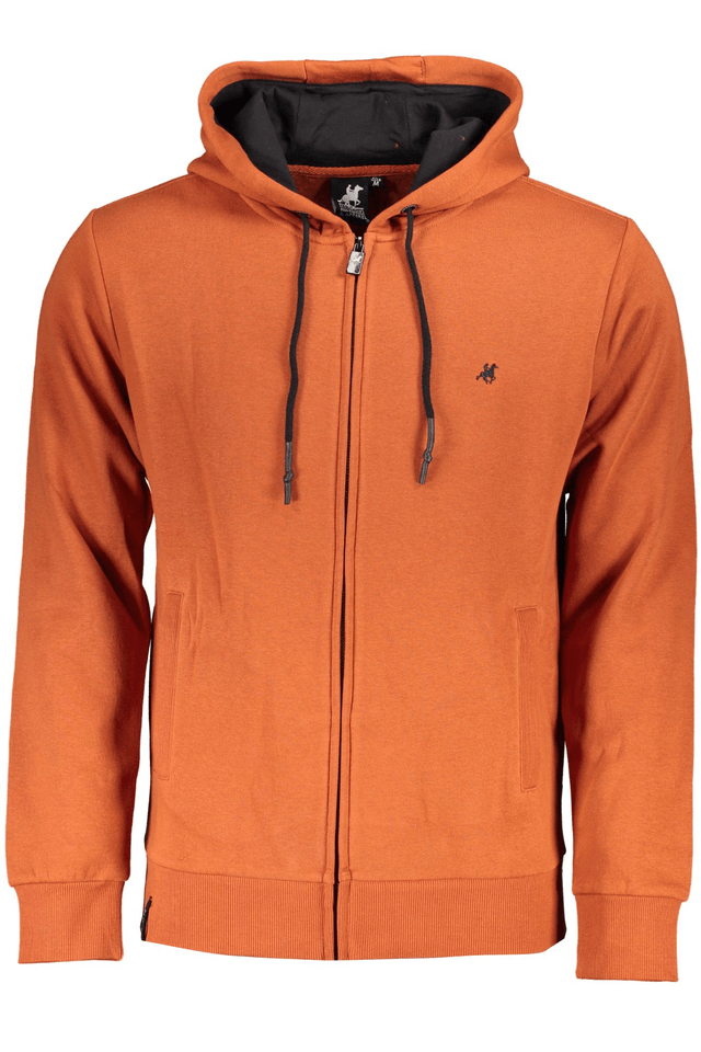 4821U.S. GRAND POLO FELPA CON ZIP UOMO BRONZO