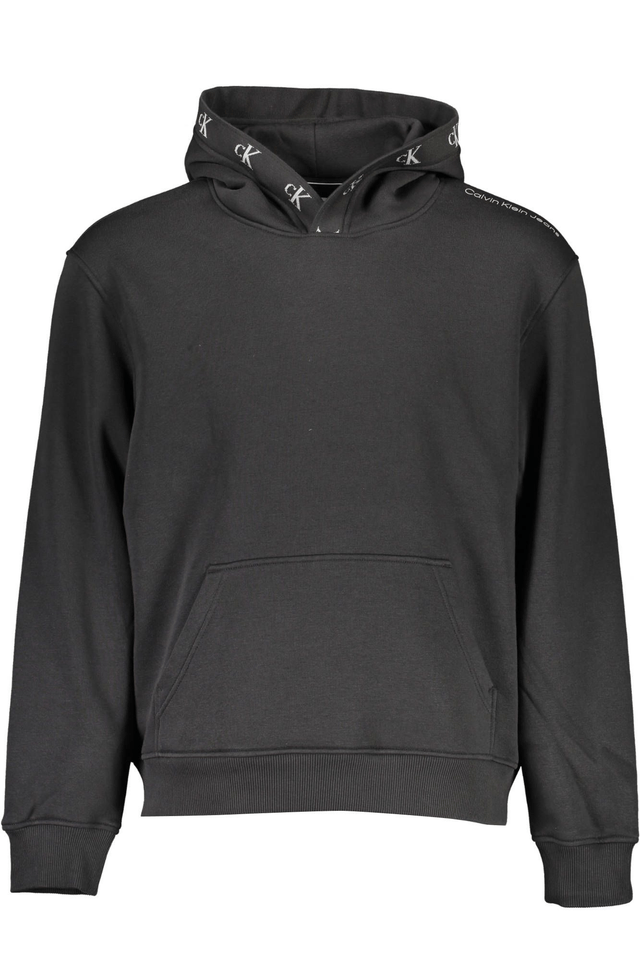 2366CALVIN KLEIN FELPA SENZA ZIP UOMO NERO