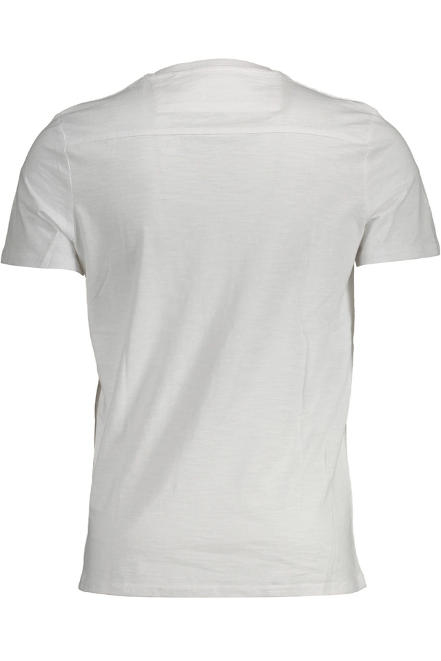 321GUESS JEANS T-SHIRT MANICHE CORTE UOMO BIANCO