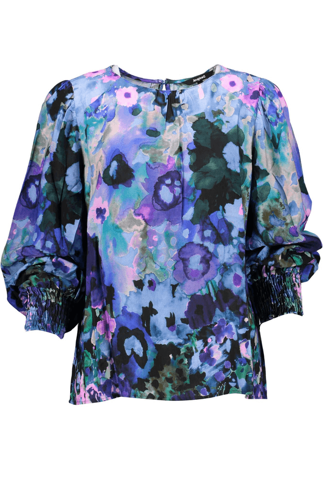 1198DESIGUAL MAGLIA DONNA BLU