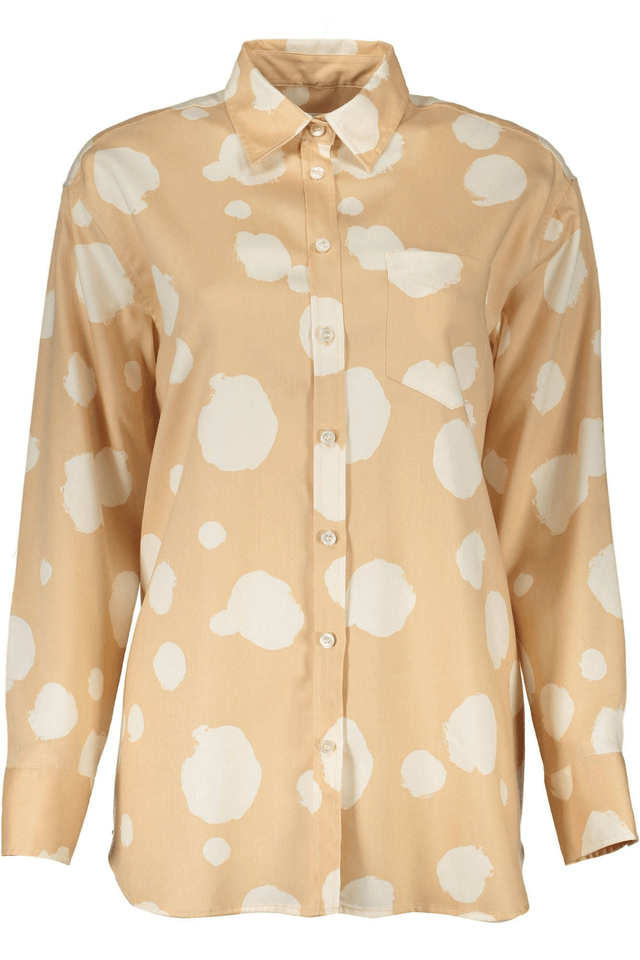 191GANT CAMICIA MANICHE LUNGHE DONNA BEIGE