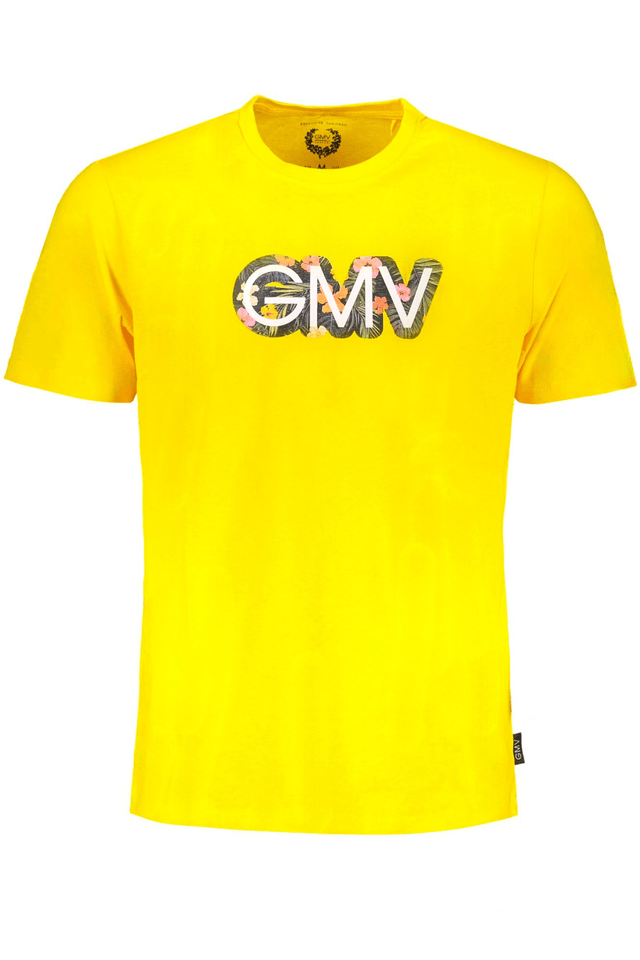 9593GIAN MARCO VENTURI T-SHIRT MANICHE CORTE UOMO GIALLO