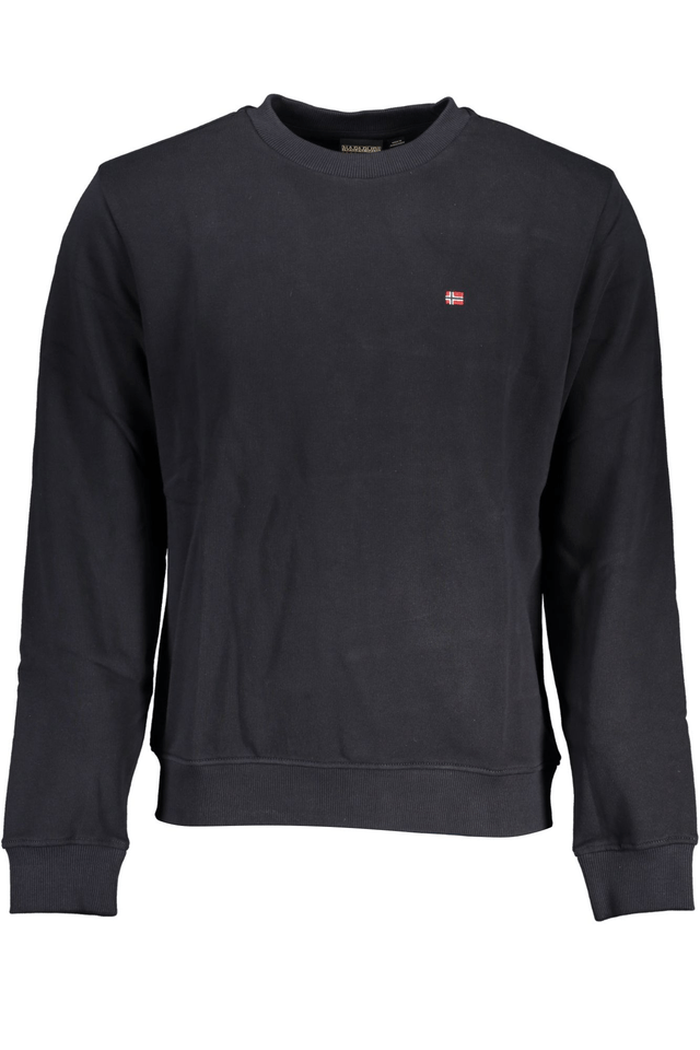 7573NAPAPIJRI FELPA SENZA ZIP UOMO NERO