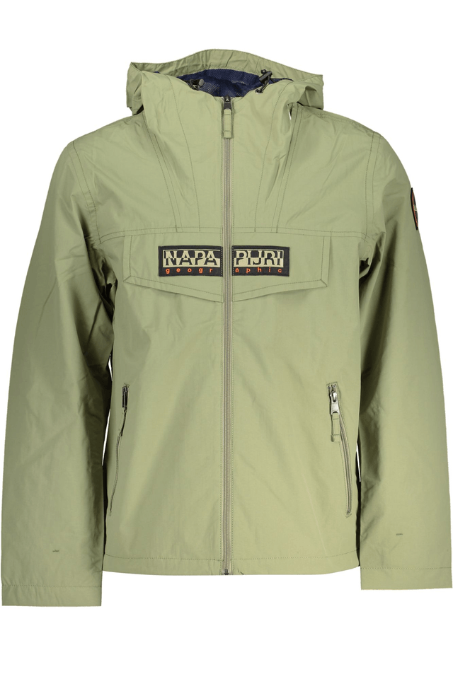7689NAPAPIJRI GIACCA SPORTIVA UOMO VERDE