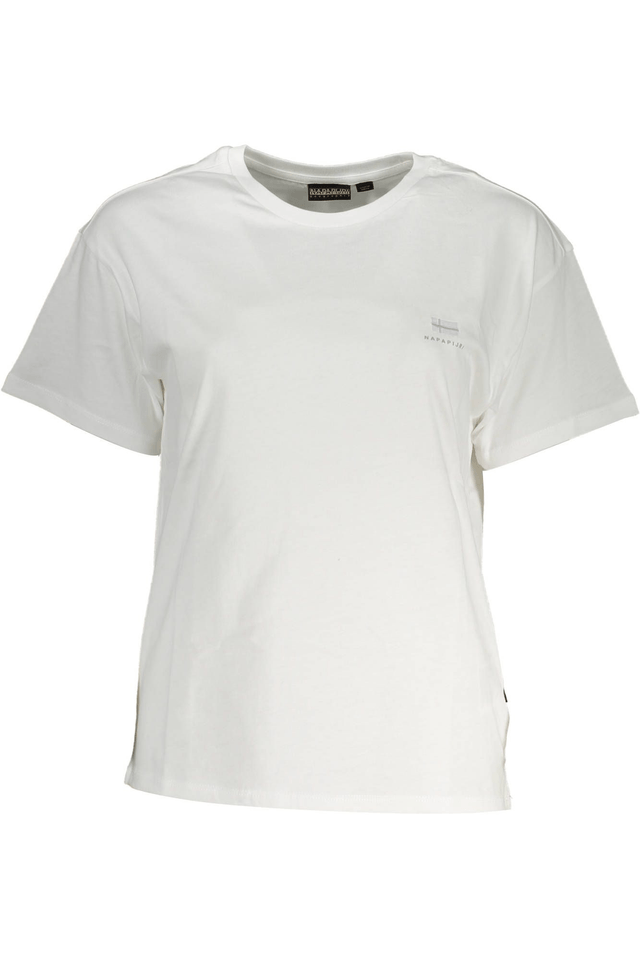 NAPAPIJRI T-SHIRT MANICHE CORTE DONNA BIANCO