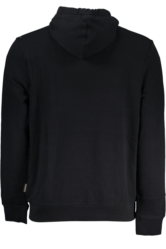 7688NAPAPIJRI FELPA SENZA ZIP UOMO NERO