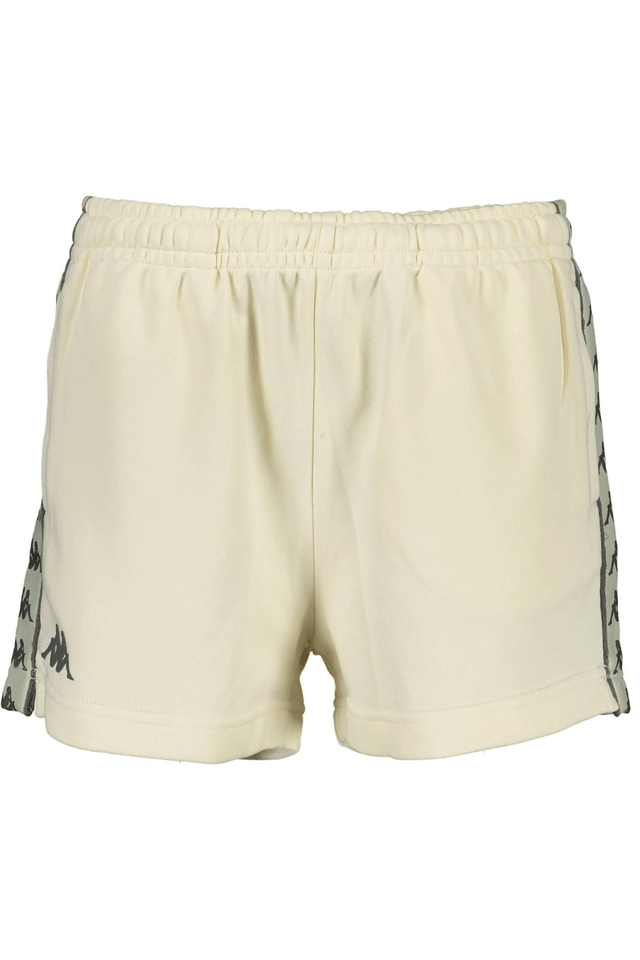 1776KAPPA PANTALONE SHORT DONNA BIANCO