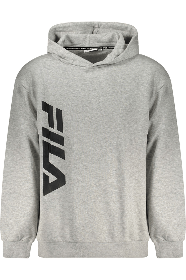 10529FILA FELPA SENZA ZIP UOMO GRIGIO