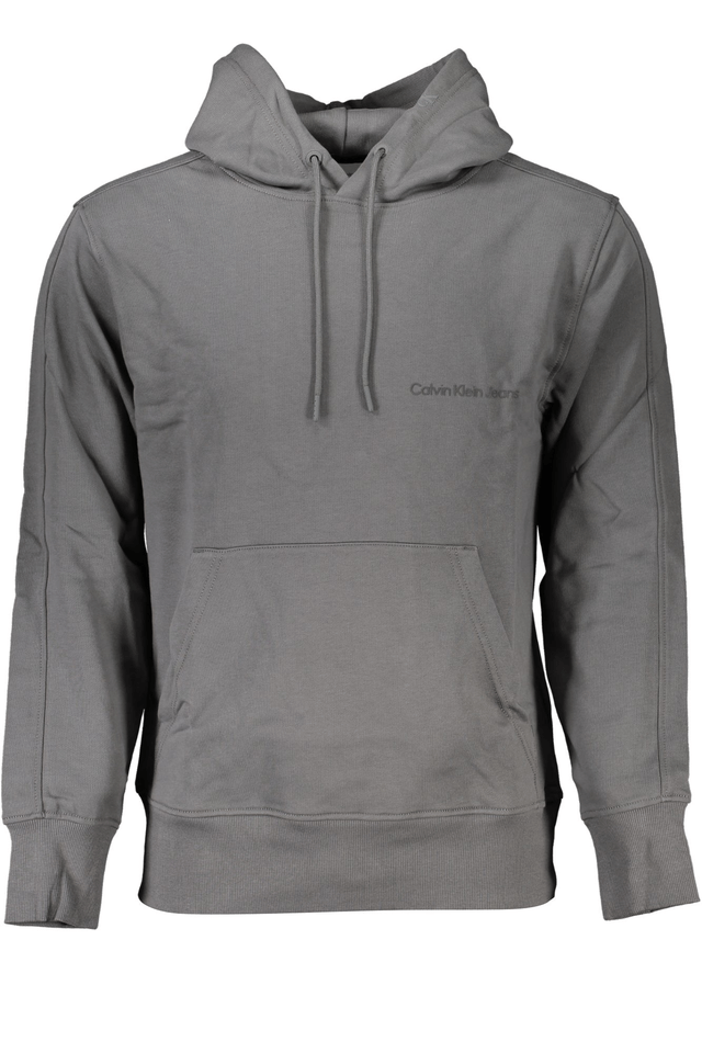 7058CALVIN KLEIN FELPA SENZA ZIP UOMO GRIGIO