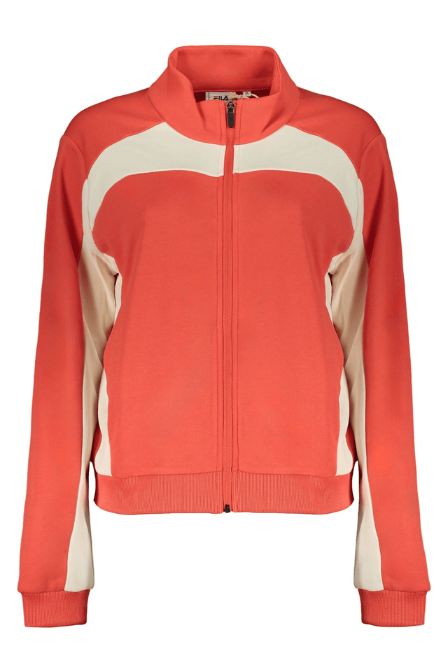 8468FILA FELPA CON ZIP DONNA ROSA