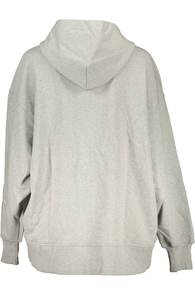 2363CALVIN KLEIN FELPA CON ZIP DONNA GRIGIO