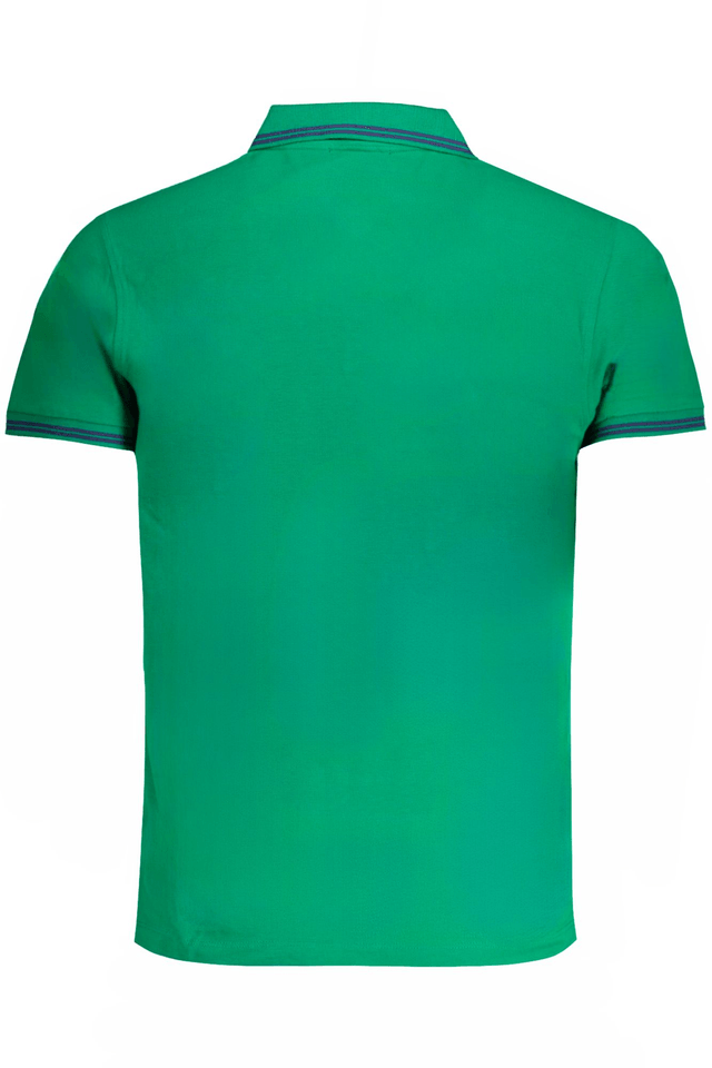 9731CAVALLI CLASS POLO MANICHE CORTE UOMO VERDE
