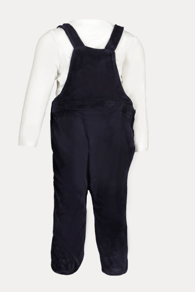 8089GUESS JEANS PANTALONE A SALOPETTE BAMBINO BLU