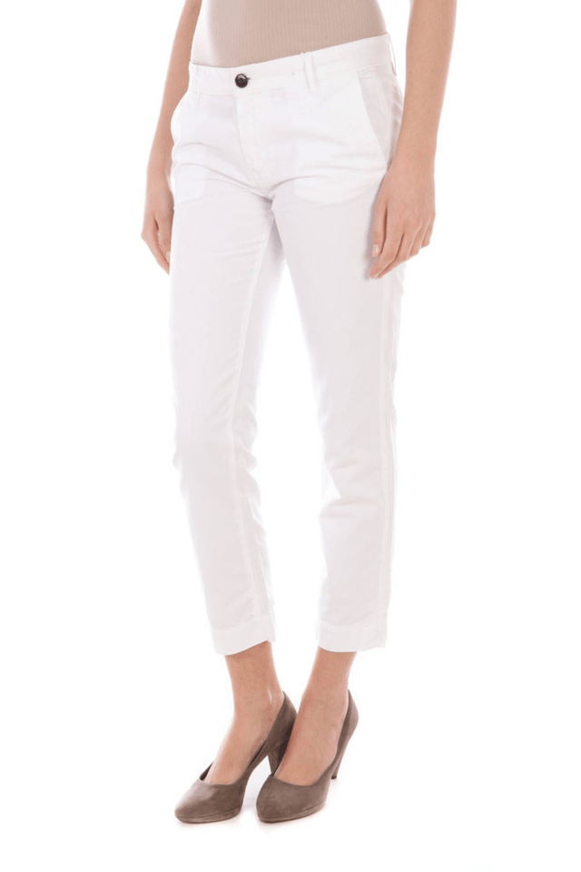 287FRED PERRY PANTALONE DONNA BIANCO