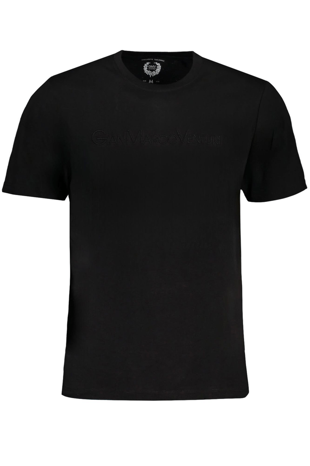 9598GIAN MARCO VENTURI T-SHIRT MANICHE CORTE UOMO NERO