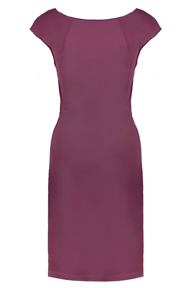 8479PATRIZIA PEPE ABITO CLASSICO DONNA VIOLA